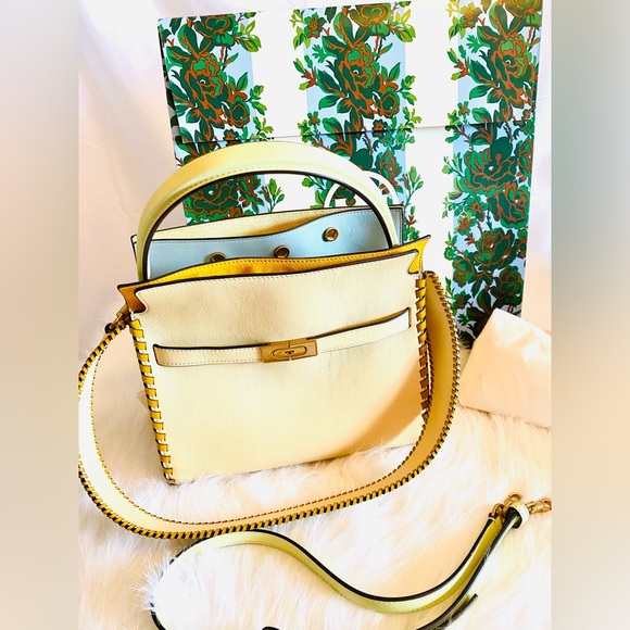 Tory Burch Small Radziwill Whipstitch Double Bag - Picture 2 of 16
